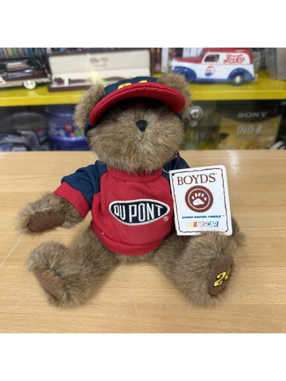 Boyds Bears JEFF GORDON #24 2004 Plush NASCAR Bear Grey Jersey NWT